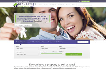 website design for realtors