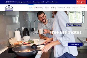 radiant heating website developers